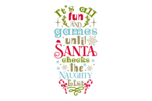 Christmas Fun with Naughty List Design