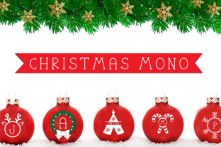 Christmas Mono Serif: A Festive Graphic Design Asset