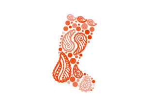 Christmas Stocking Paisley Design
