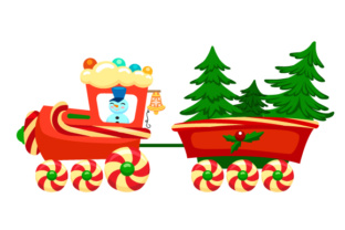 Christmas Train as a Design Asset