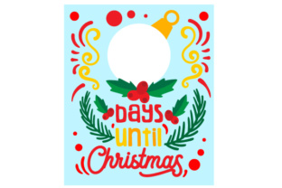 Days Until Christmas Graphic Design Asset