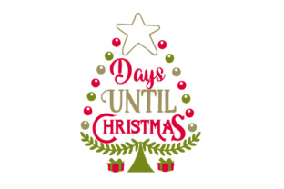 Days Until Christmas Tree: A Seasonal Design Asset for Branding