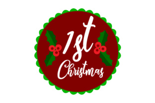 Floating Christmas Ornament 1st Christmas