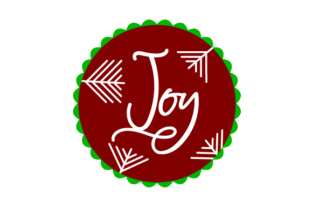 Floating Christmas Ornament - Joy