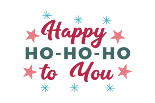 Happy Ho Ho Ho to You Christmas Design
