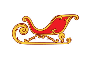 Santa Sleigh for Christmas Content