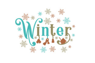 Winter Dangles: A Festive Graphic Design Asset for Local Business Branding