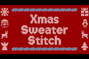 Xmas Sweater Stitch Display